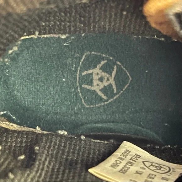 Ariat Heritage Lacer II Leather Western
Roper Brown Lace Up Kiltie Boots 7.5 B - Picture 9 of 15